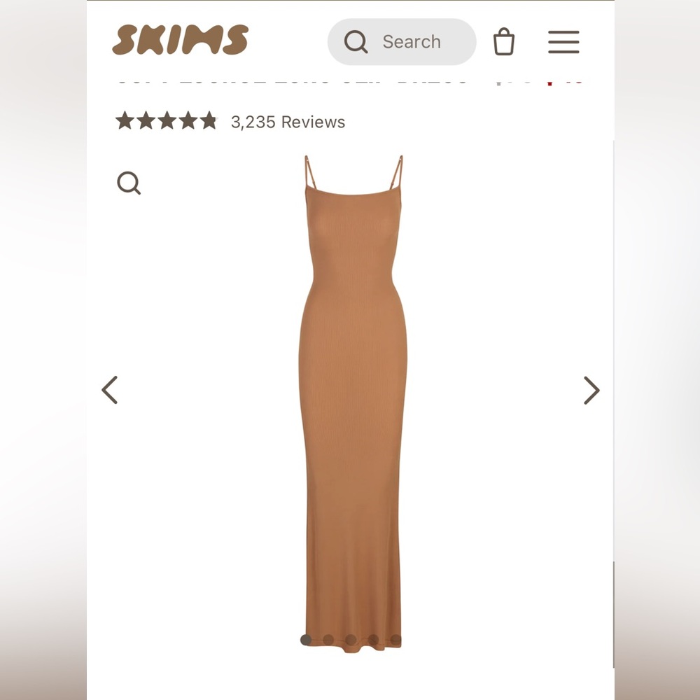 Skims dress (maxi, lounge) Small and brand new!!!